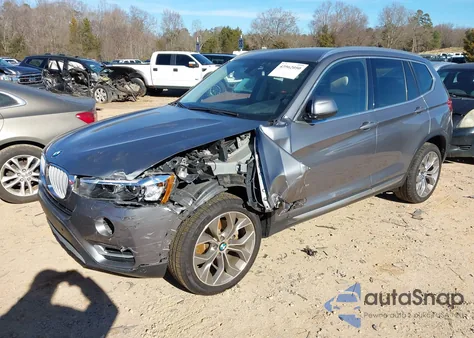 2016 BMW X3 xDrive28I из США, поврежденный, VIN 5UXWX9C57G0D82993